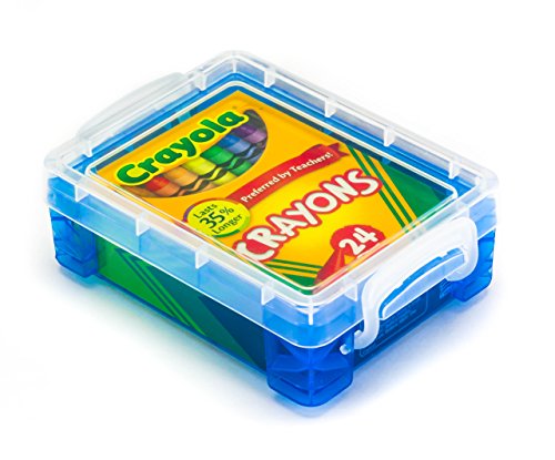 La Mejor Lista de Lápices plásticos y de cera para comprar online. 50 Crayola Crayons 24 unidades con caja de plástico azul Super Stacker (paquete)
