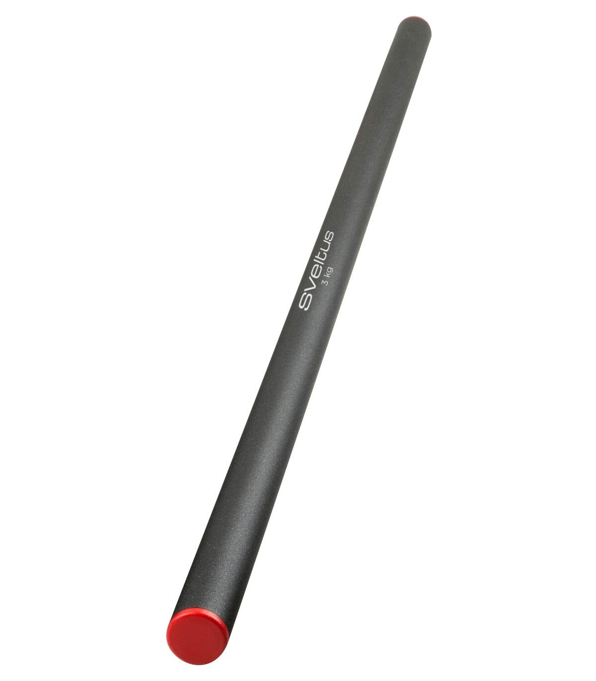 Sveltus - Barra Lastrada de Acero (2 Gamas: 100 cm Recamado y 120 cm Liso), Tamaño 100 cm