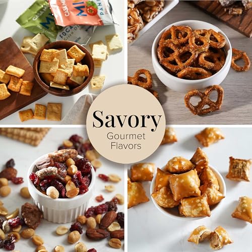 image for Birthday Gift Basket – Gourmet Snacks & Sweets Treat Box with Cookie