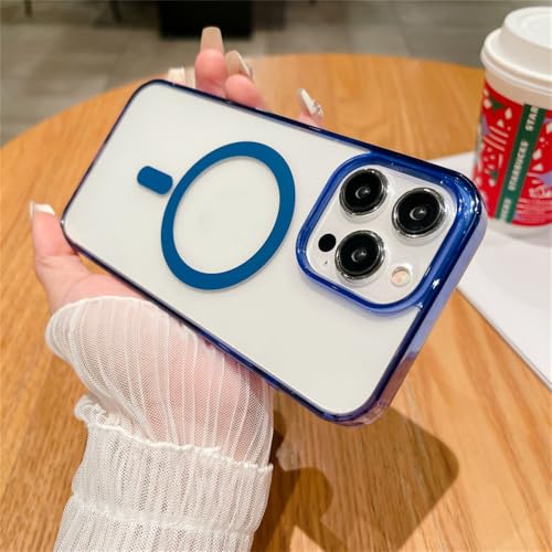 Coque iPhone 11 rigide PC givré clair avec anneau magnétique