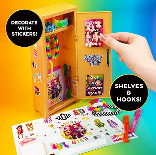 Image of Rainbow High Secret Locker Stationery Set, Including Notepad, Gel Pens Stickers - Ages 6+