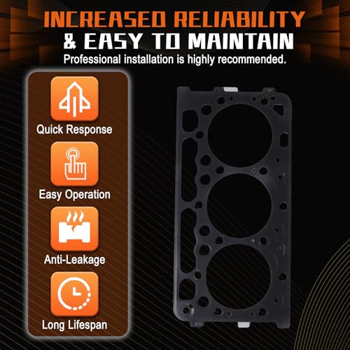 Image of PANGOLIN D902 Head Gasket fits for Kubota Engine 1G962-03313 1G962-03310 | fits for D902E RTV 900 RTV900 KX018 KX41-3 BX23 BX24 BX25 BX1880 BX2230 BX2360 BX2370D Cylinder Head Gasket