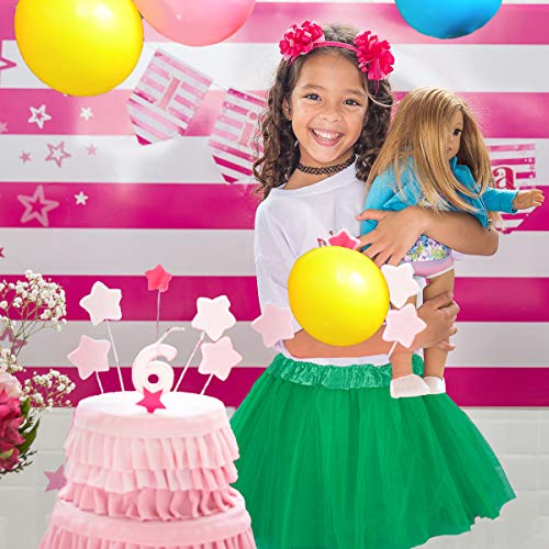 Belababy Girl Skirts 3 Layers Organza Baby Tutu, 2-8, Green #TOP3