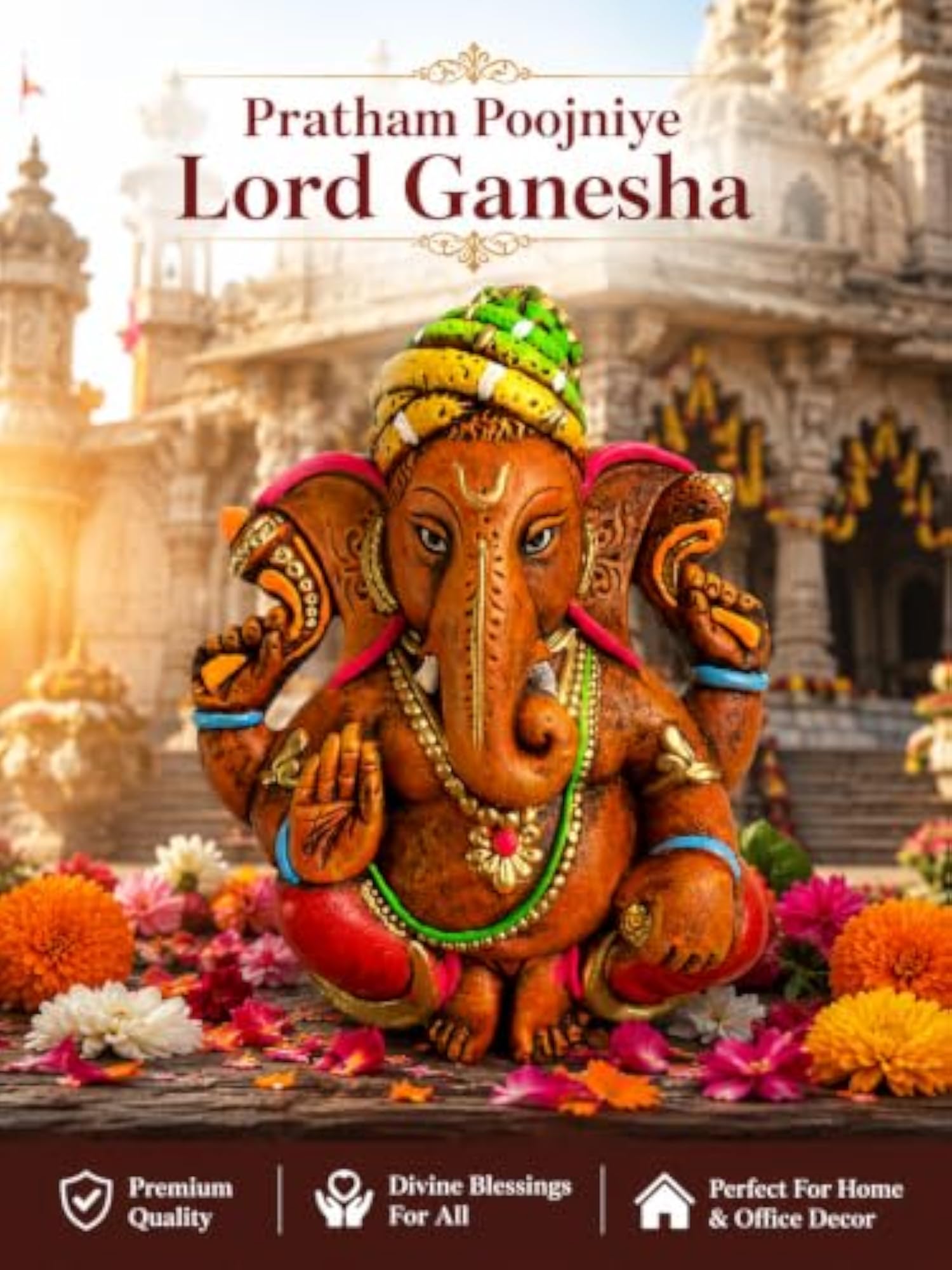 Premium Handcrafted Ganesha Wall Hanging