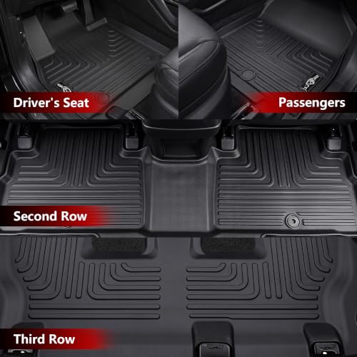 Floor Mats for Kia Telluride 2020-2025 (7/8 Passenger) Full Mats Set — view 2