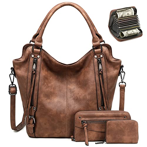 Image of lapsting Hobo Bags for Women Handbags Purse Ladies Boho Shoulder Bag Crossbody Purses Faux Leather