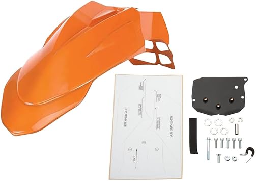 Tusk Off-Road Tusk High Fender Kit Orange For KTM 390 Adventure SW 2023-2024