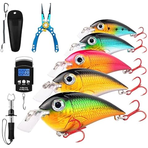 XBLACK Fishing Tool KIT & Fishing Lures Set Cover