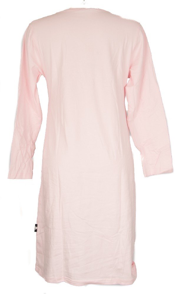 Happy People Camicia da Notte Donna Cotone Manica Lunga Scollo V per Allattamento 3261