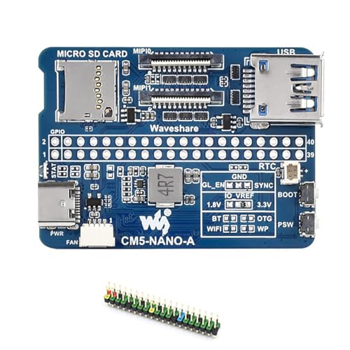 Carte d'extension pour Raspberry Pi Compute Module 5 CM5-NANO-A avec GPIO et USB 3.2