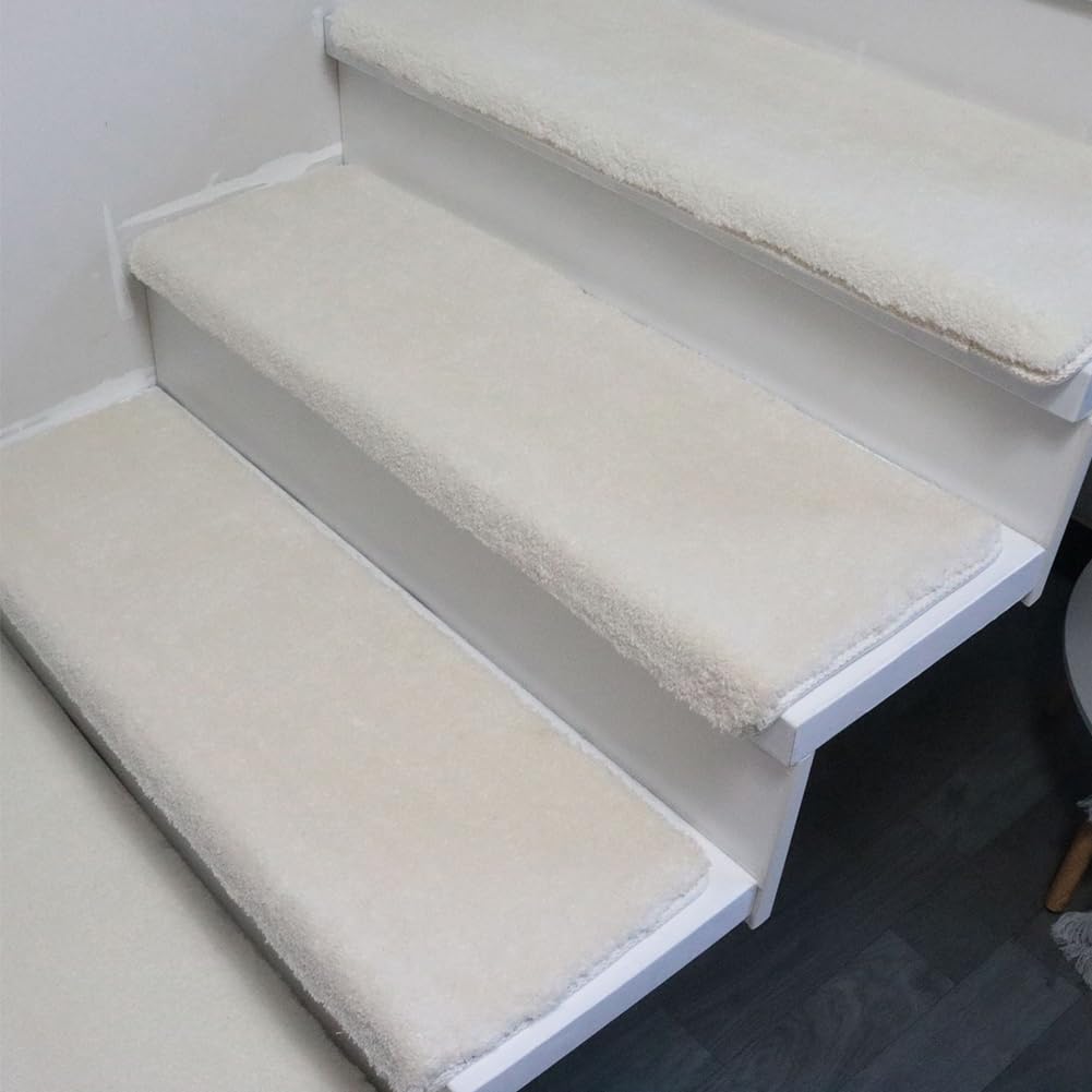 YTBHSHXZ stair treads， 1pc, Modern Thick Self-Adhesive Carpet Tiles Non-Slip Step Protection Stair(E,80x24cm)