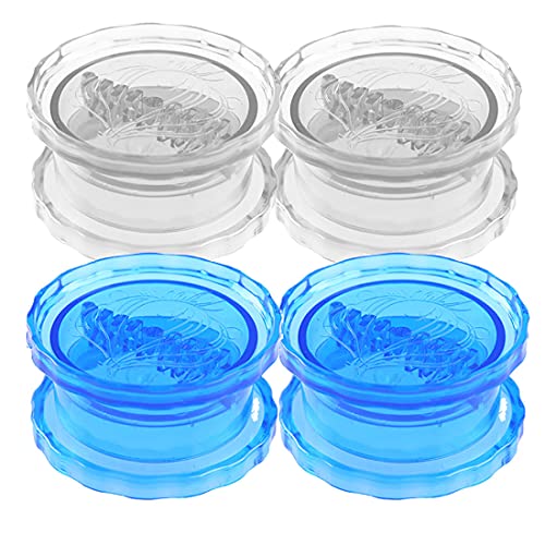 Garlic Twister for Ginger Herb Nuts, Manual Garlic Crusher, Garlic Peeler Crusher Stirrer, Garlic Press Kitchen Mincer and Grinder, Easy to Clean Kitchen Creative Garlic Press,4Pcs