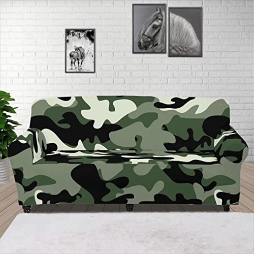 Youngerbaby Green Camouflage Sofa Covers Protectors For Living Room Home Decorative Accessories Stretch Sofa Slipcover Soft Couch Cover #TOP20