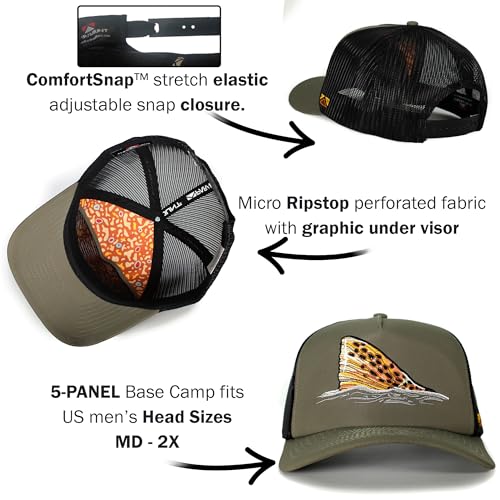 Image of Paramount Outdoors Sporting Hat Collection for Men Hunting and Fishing Caps with ComfortSnap