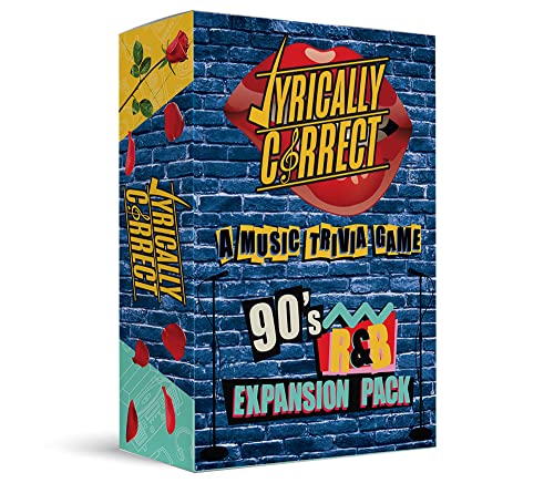 Lyrically Correct 90s R&B Expansion Pack 80 Additional Trivia Cards