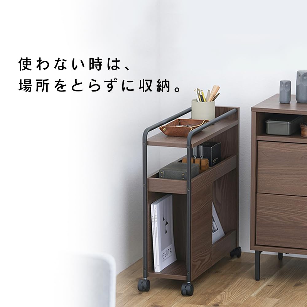Amazon｜アイリスオーヤマ ダイニングワゴン キッチンワゴン 隙間収納
