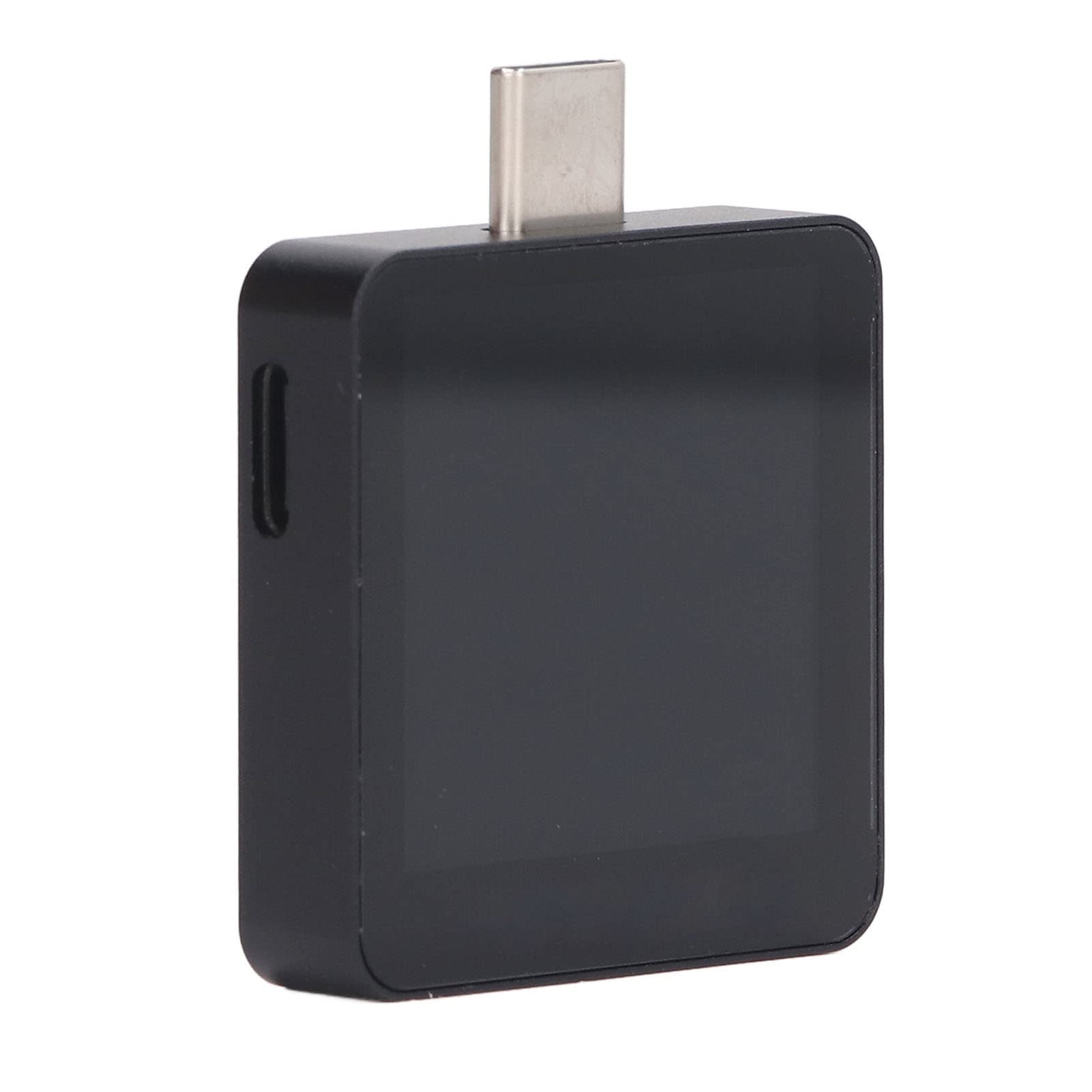 Kadimendium Podwójny Tester Typu C USB PD3.1 Woltomierz Cyfrowy i Amperomierz do Monitorowania Mocy ładowania Telefonu Stal Stopowa Zakres 0-50 V