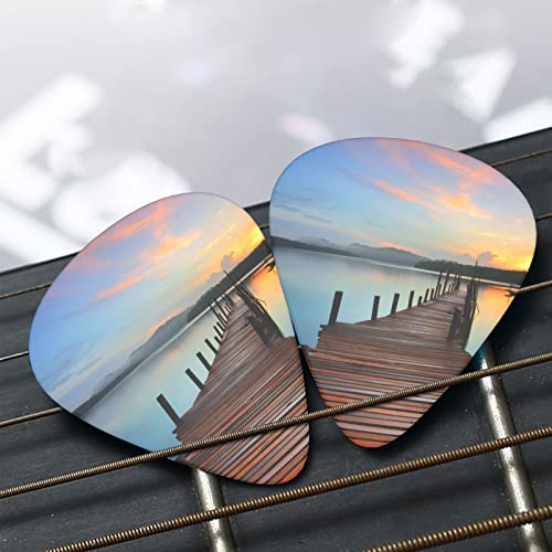 TCIYPILTD Lot de 12 médiators en bois celluloïd pour guitare – Comprend des jauges fines, moyennes et lourdes pour… - Les Beatles, Paul McCartney, John Lennon, RIngo Starr, George Harrison TCIYPILTD Lot de 12 médiators en bois celluloïd pour guitare - Comprend des jauges fines, moyennes et lourdes pour… – Image 7