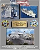 USS Simon Lake AS 33 Custom Personalized Photo. US Navy Ships, Sub Tender.
