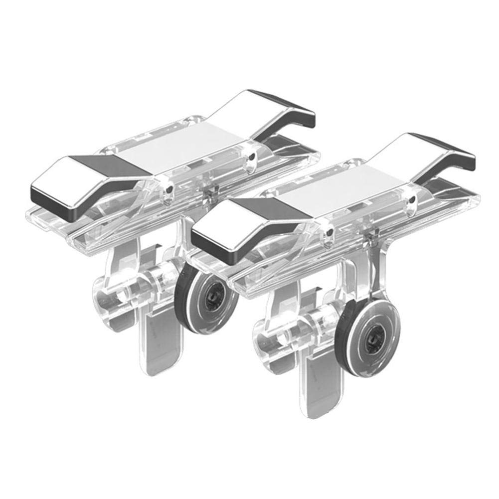 akaddy 2pcs Mobile Game Controller L1R1 Trigger Fire Shooter Aim Button for PUBG
