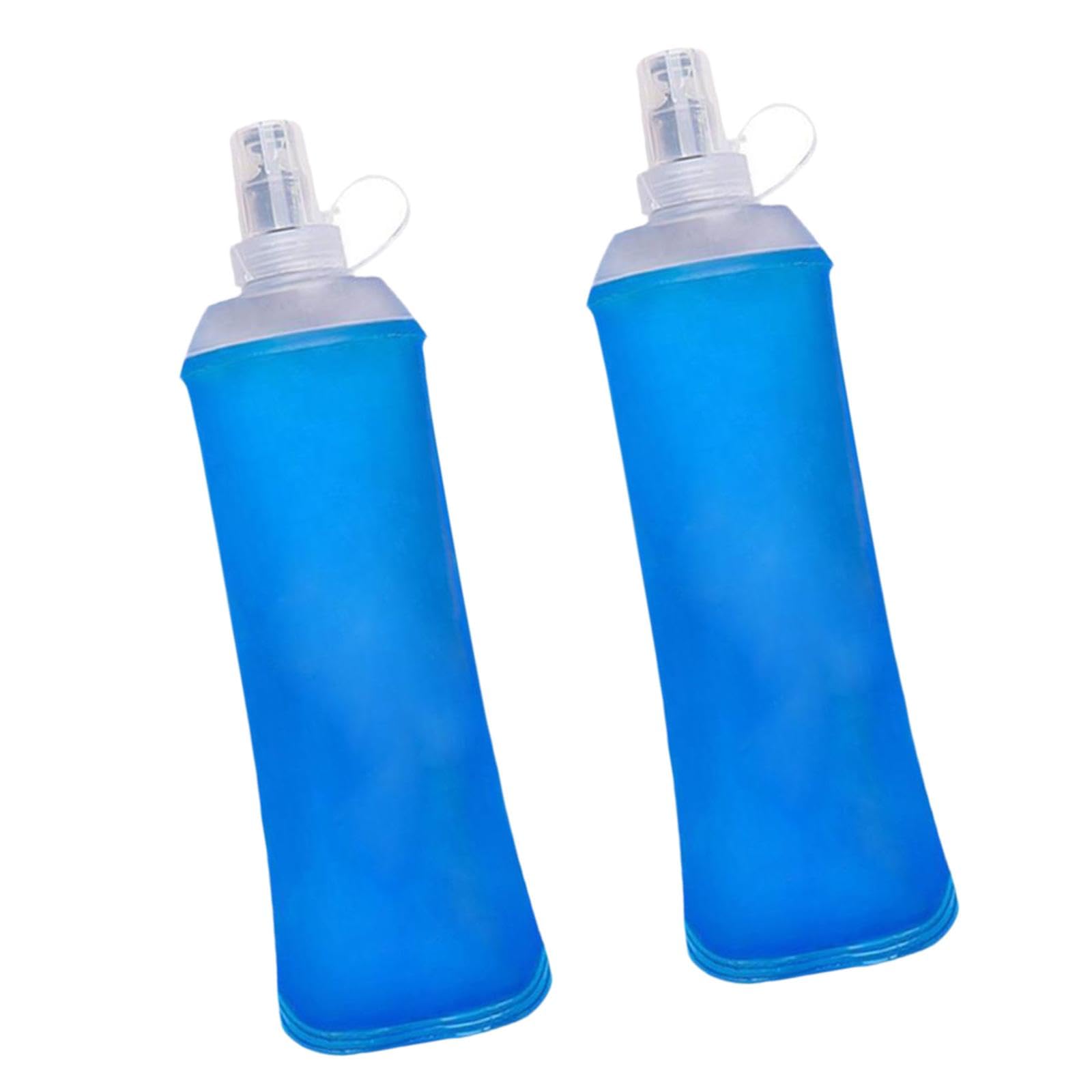 5 x weiche Trinkflaschen, auslaufsicher, 500 ml, für Laufen, Joggen, Wandern, 2 Stück