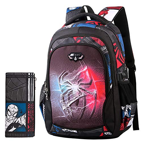 Mochila infantil de Spiderman Character Pattern 6 12 años Boy