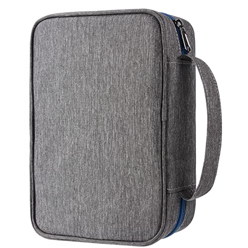 Bible Cover Case With Handle, Front Pockets And Christian Cross Bookmark Sets For Men (Standard-1) #TOP1