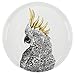 Maxwell & Williams Marini Ferlazzo Birds Plato Auxiliar Decorativo con Cacatúa de Gorro Amarillo Australiana de Porcelana Fina, 20 cm – Blanco