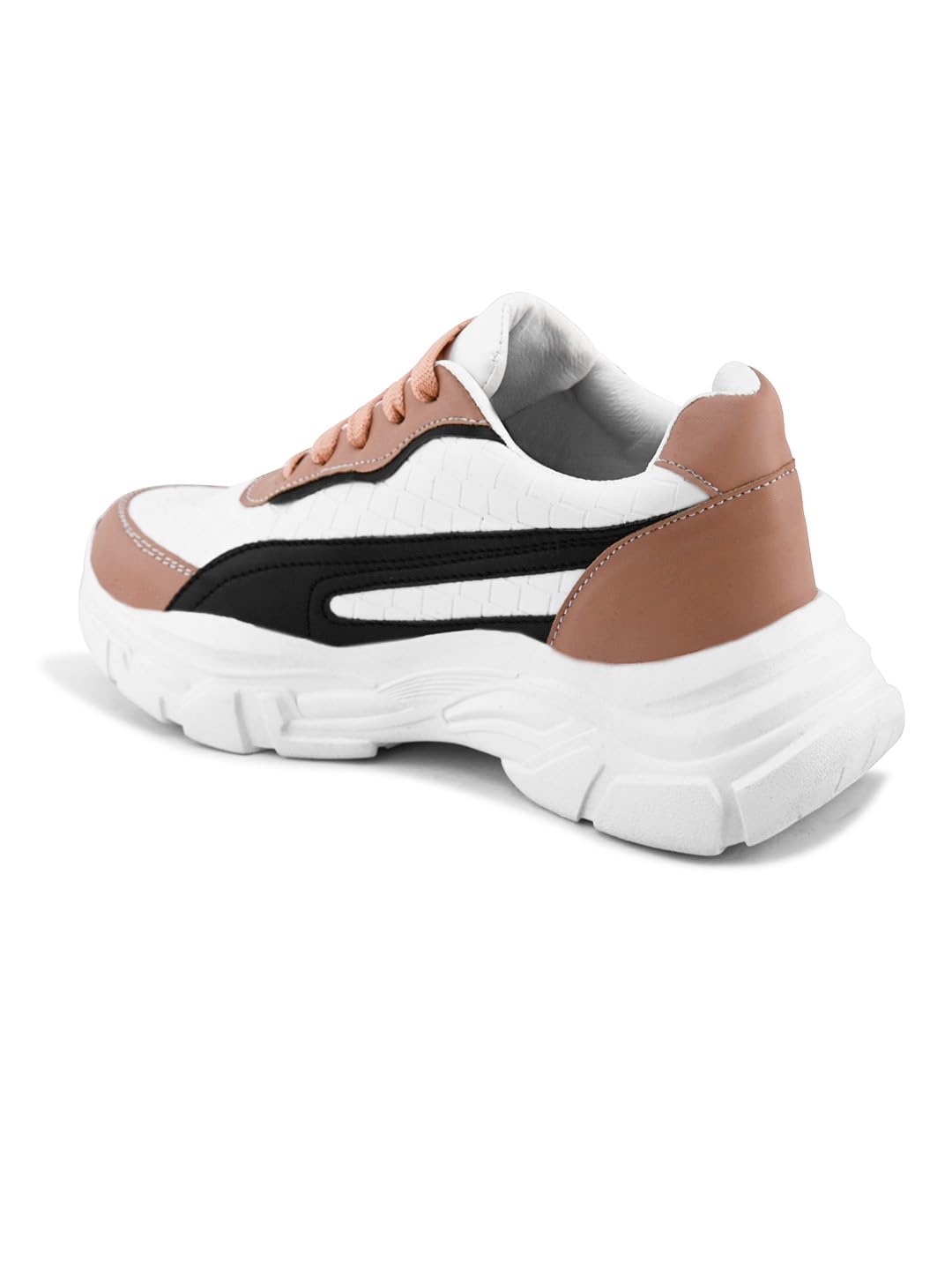 XE Looks Women's Soft,Comfortable Lace up Sneakers, Durable & Trendy Shoes | Walking & All Day Casual Wear 7 51Iz7AUd eL. SL1440