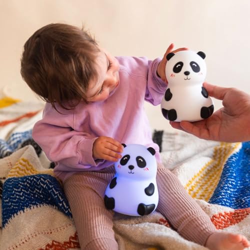 Veilleuse lumineuse Panda, le cadeau de naissance idéal avec sa télécommande - 3