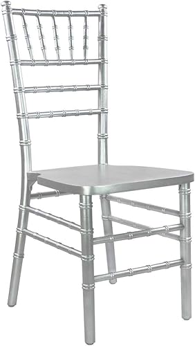 Flash Furniture Silla Chiavari Plata Advantage