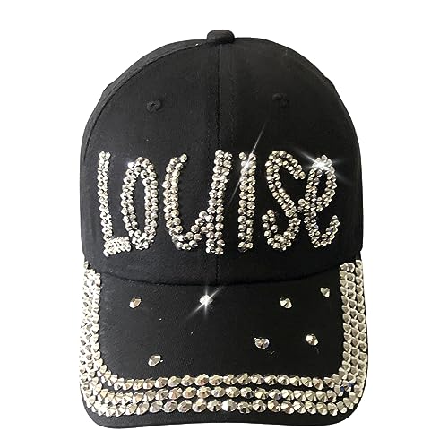 Popfizzy Louise Hat for Women Louise Costume Girls Weekend Hats Bestie Gifts Best Friend Apparel Girl Mom Hat Black