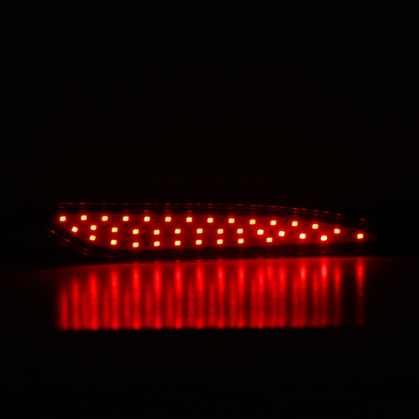 Pair Rear Bumper Reflector Tail/Brake Lights For Hyundai Elantra 2012-2013 – Red LED