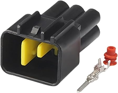 automotive electrical connectors 1 Set 6 Pin Wa/*te/*rproof Window Lifter Wire Connector High-Voltage Ignition Coil Pl/*ug for FW-C-6F-B FW-C-6M-B DJ7061Y-2.3-11 DJ7061Y-2.3-21Follow me cheaper-01,5