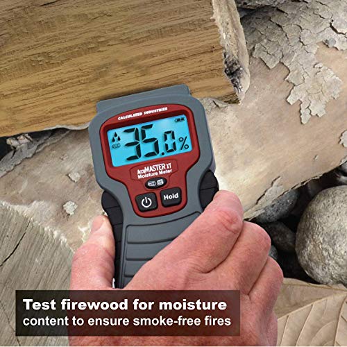 Calculated Industries 7440 Accumaster Xt Digital Moisture Meter | Handheld |Pin Type | Backlit Lcd Display | Detects Leaks, Damp And Moisture In Wood thumb #3