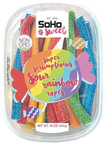 Soho Sweet Sour Rainbow Ropes Sour Candy