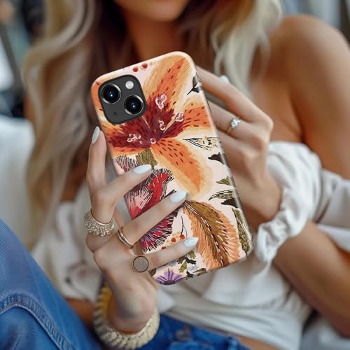 Coque mignonne pour iPhone 15 silicone double couche durable
