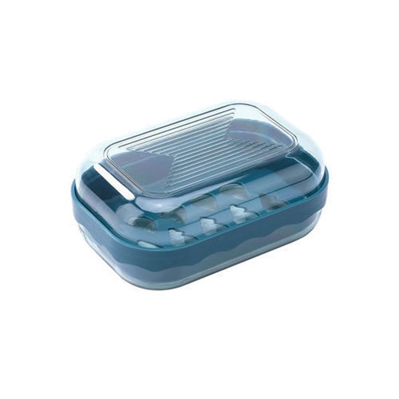 HZBB Innovative Soap Tray Soap Holder Double Compartment Design NonSlip Lid Waterproof Storage Case for Gym Enthusiasts Holder
