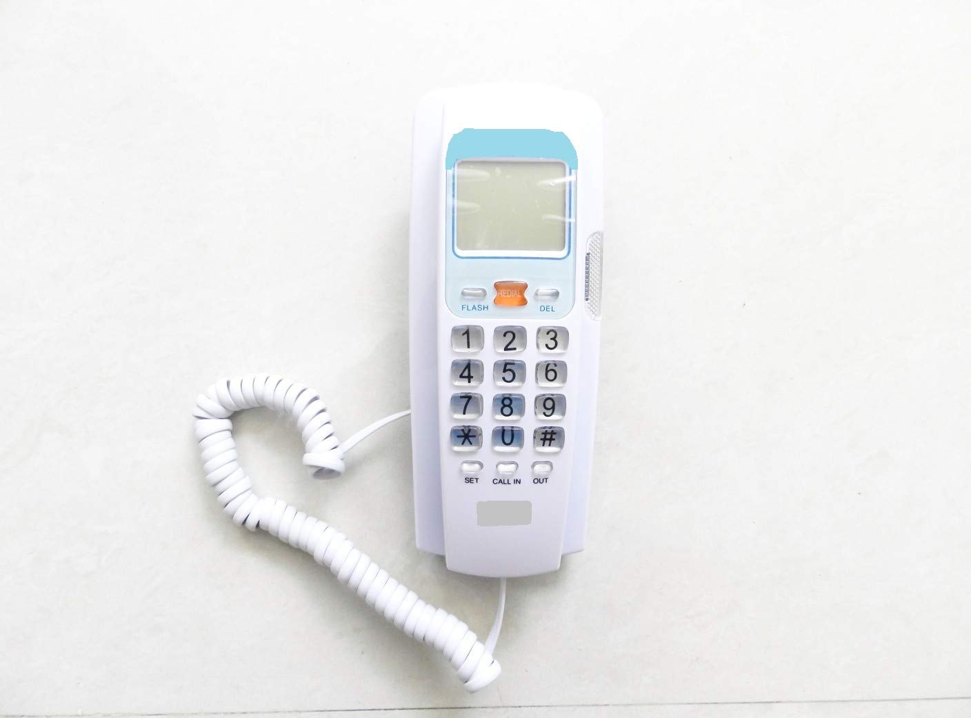 ATOOZED KX-T555CID Landline Corded Caller ID Telephone LED Indication Button Phone for Office Factory School Building and Home Model