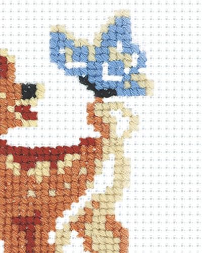 Image of RIOLIS - Doe 210, Cross Stitch Kits 5,12 inch x 6,3 inch, Cross Stitch Kits for Beginners & Advanced, Crossstitching Kit Adult, Embroidery Counted Stitching Kit