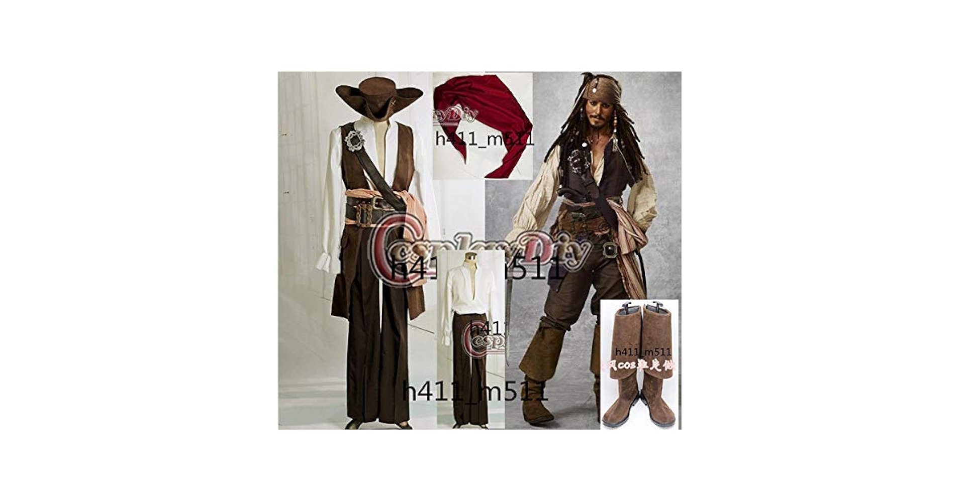 ジャックスパロウ　コスプレ Amazon.co.jp: ジャック・スパロウ パイレーツ・オブ