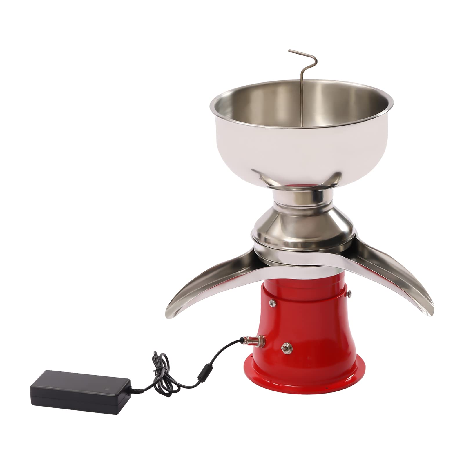 Cream Separator for Goats Milk, Electric Milk Cream Centrifugal Separator, 5L/1.32gal 10,500 Rpm, Cream Butter Milkshake Separator, Milk Cream Separator for Dairy Farm, Stainless Steel