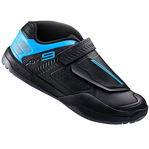 Shimano, Scarpe per ciclismo All Mountain Unisex adulto SH-AM9 GR. SPD, Nero, 44