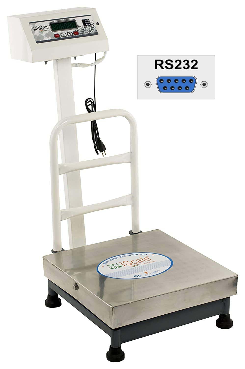 iScale ISP-50S Capacity 50kg x 5g Accuracy,Electronic Weighing Scale with Front Back Double Display, SS Pan,14x14" with RS232 Serial port for computer connectivity & continues data transmission (B0C7MWGZC1) Amazon Price History, Amazon Price Tracker