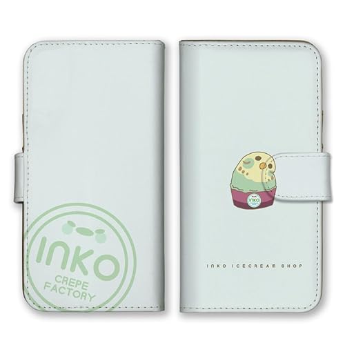 スマホケース Galaxy S23 Ultra SC-52D SCG20 ギャラクシーS23 ウルトラ 対応 ケース カバー 手帳型ケース 手帳型カバー インコ セキセイインコ アイス クレープ 09