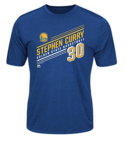 NBA Men's Majestic Athletics Advance Stats Player Name Short Sleeve Crew Neck Synthetic T-Shirt