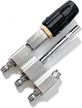 3-in-1 Long Reach Pressure Washer Nozzle,0-60° Adjustable Soft Wash Tip with 1/4" Quick Connect, for Pressure Washers 3-7 GPM & 1000-6000 PSI