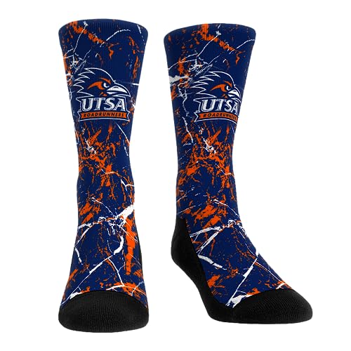 Rock 'Em NCAA UTSA - Cracked Marble Socks (L-XL)