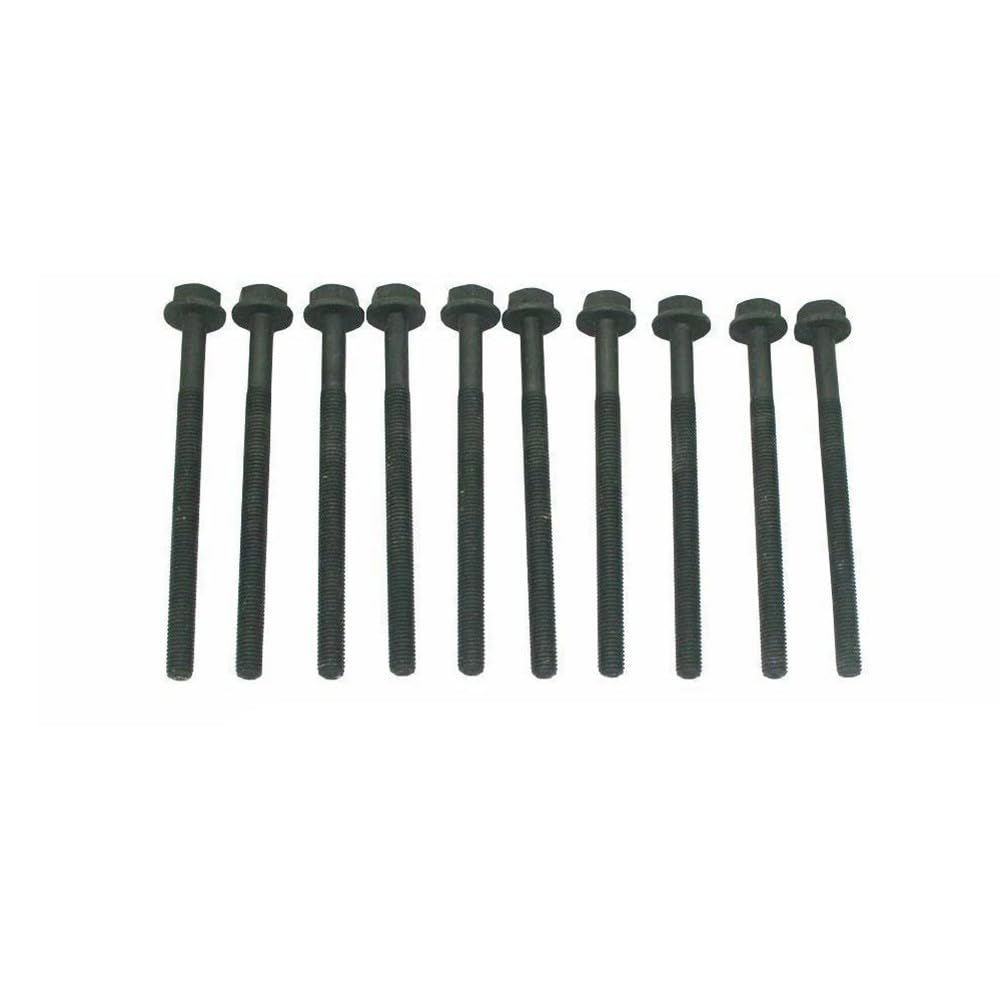 Bulloni a testa cilindrica, bulloni motore, bulloni con guarnizione testa per Ford Transit Custom Mk7 Mk8, Ranger 2.2 FWD RWD, acciaio al carbonio ad alta resistenza, resistente alla