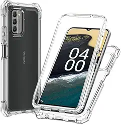 Para Nokia G310 5G, Nokia G42 5G - Capa protetora à prova de choque para celular - transparente